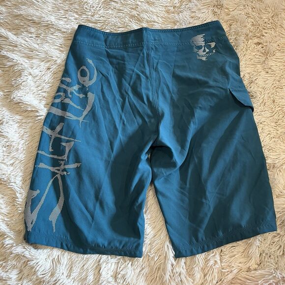 NWT Salt Life SLX-QD Teal Blue Men’s Swim Trunks Size 28 HYPDE Quick Dry - Picture 7 of 13